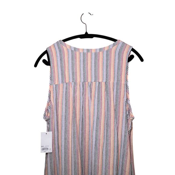 Sonoma - Multicolor Striped Tank Dress With Pockets - NWT - Picture 4 of 10